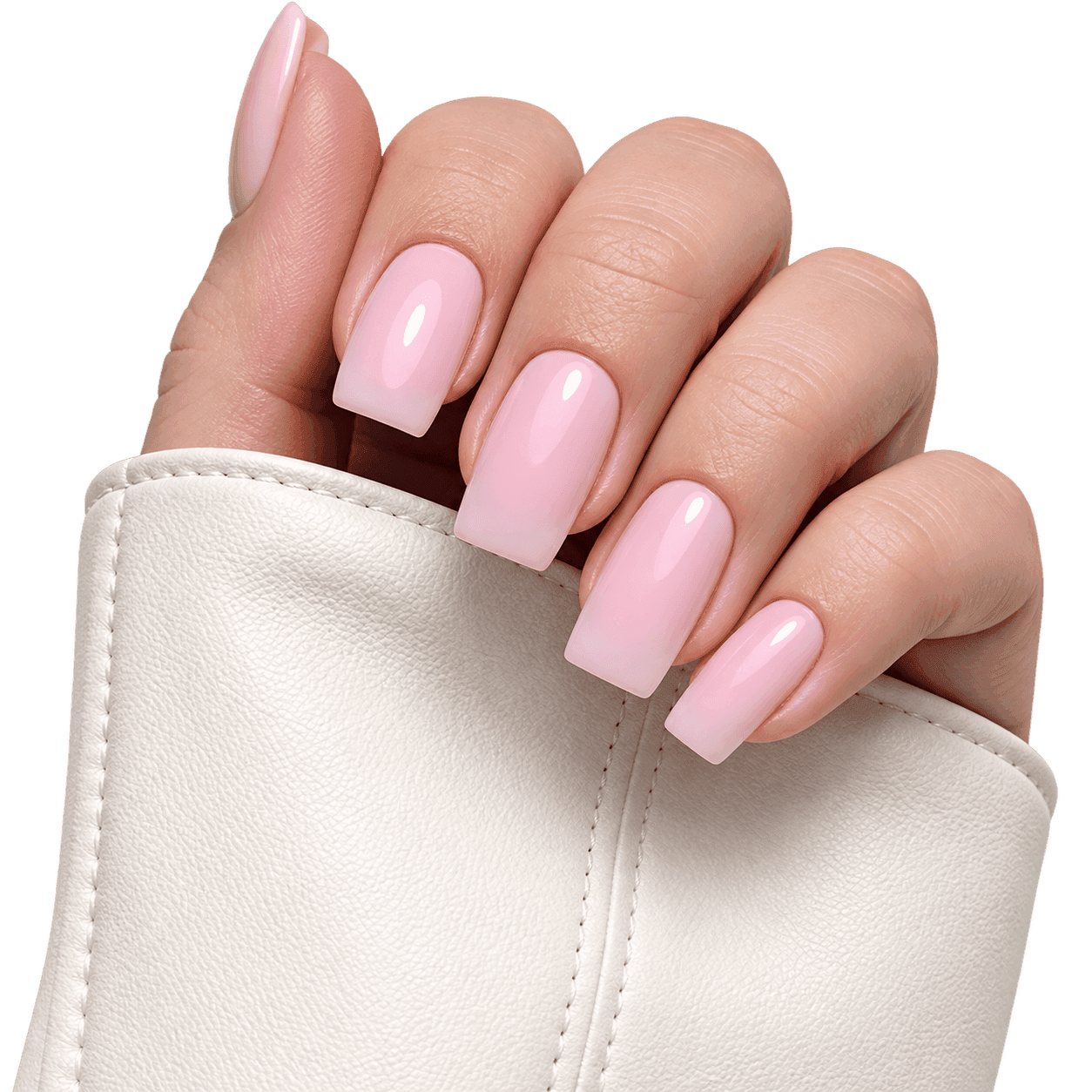 Pink manicure by Nailxaleksa